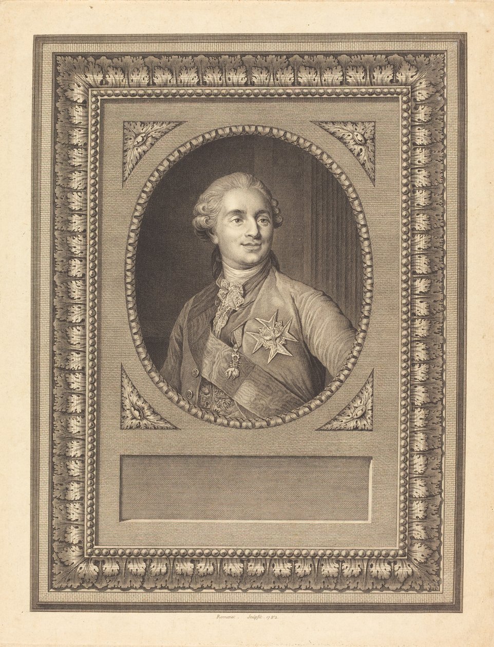 Luigi XVI, Re di Francia da Antoine Louis Romanet after Joseph Siffred Duplessis