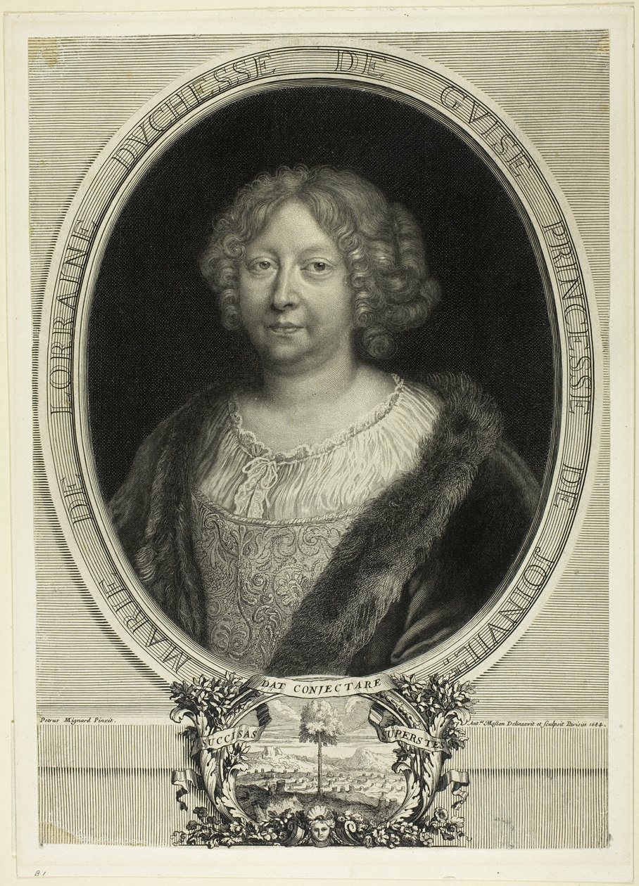 Maria di Lorena, duchessa di Guisa, principessa di Joinville da Antoine Masson
