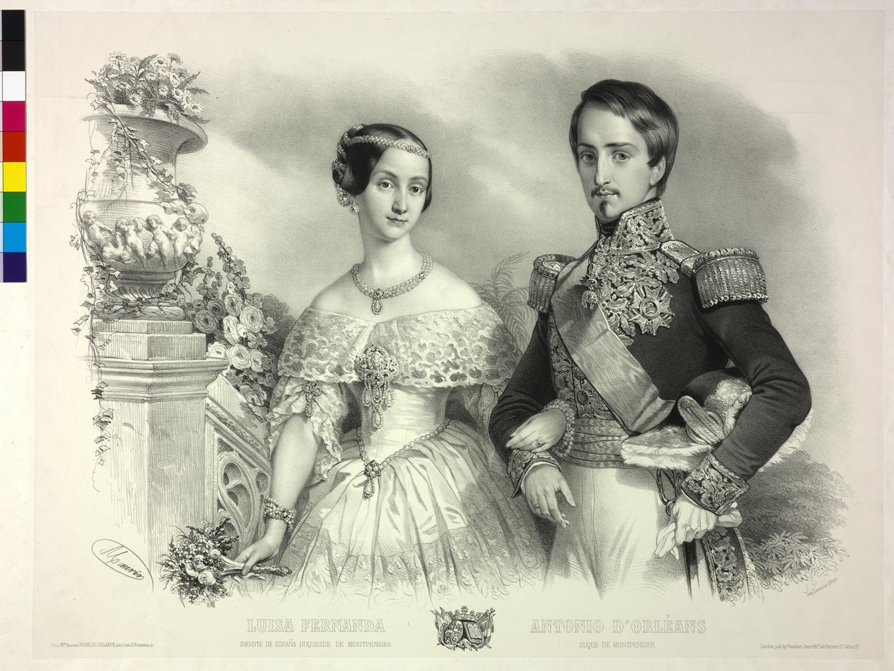 Infanta di Spagna con suo marito Antoine d