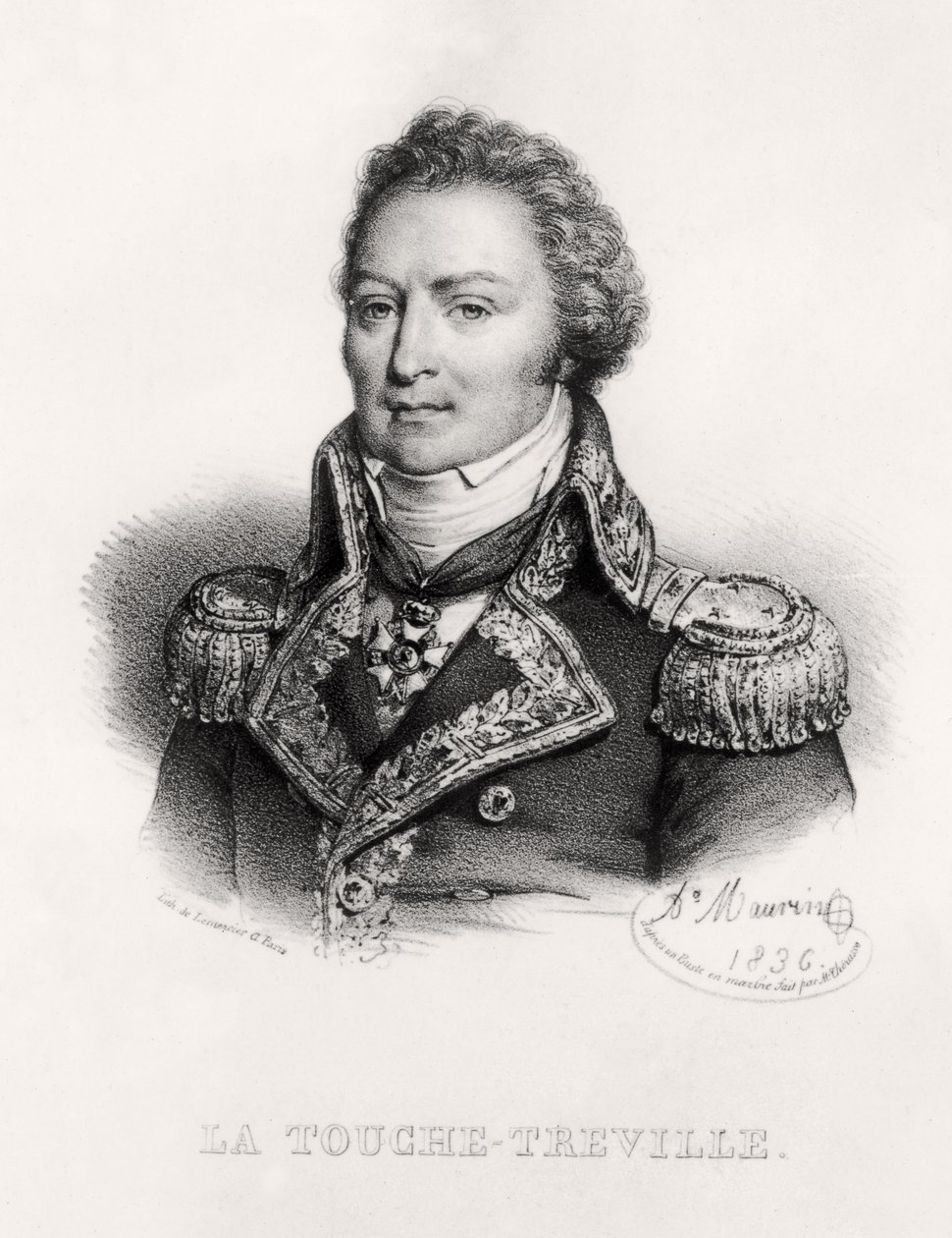 Ritratto di Louis-René Madelaine Le Vassor, conte de La Touche-Tréville da Antoine Maurin