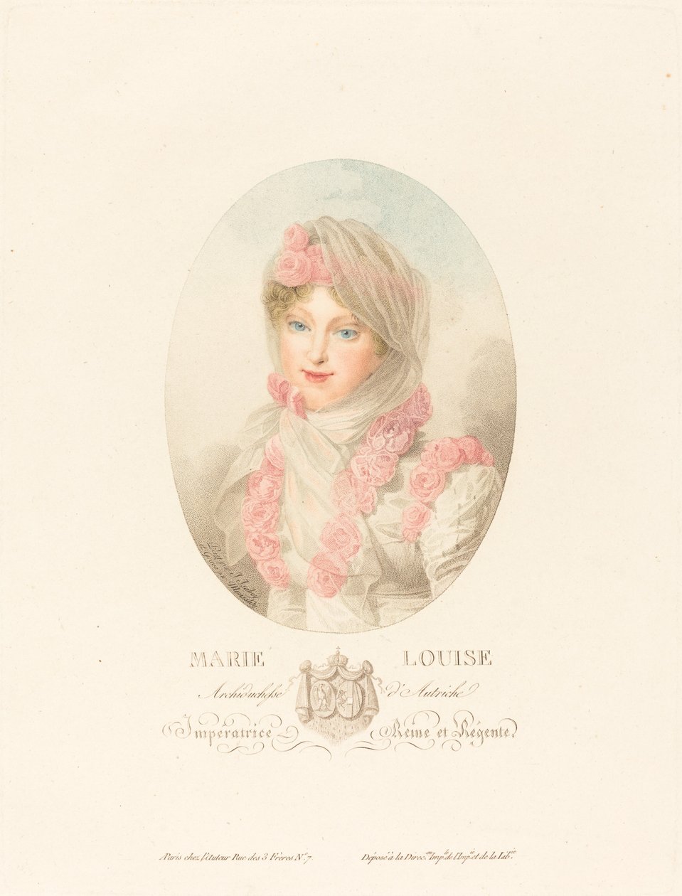 Maria Luisa, Imperatrice dei Francesi da Antoine Maxime Monsaldy after Jean Baptiste Isabey