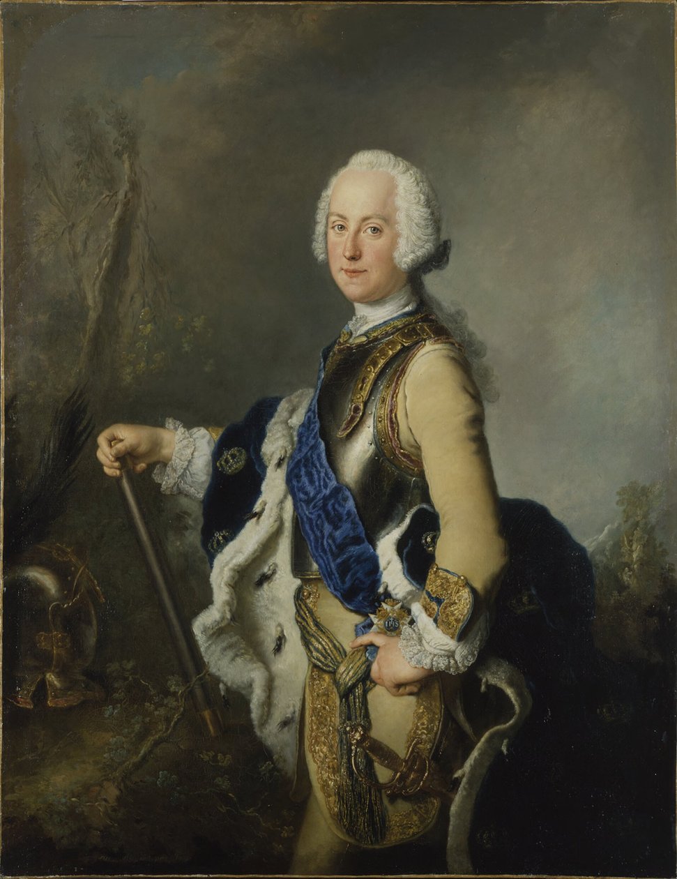 Adolfo Federico (1710-1771), principe di Holstein-Gottorp, principe-vescovo di Lubecca, re di Svezia, 1743 da Antoine Pesne