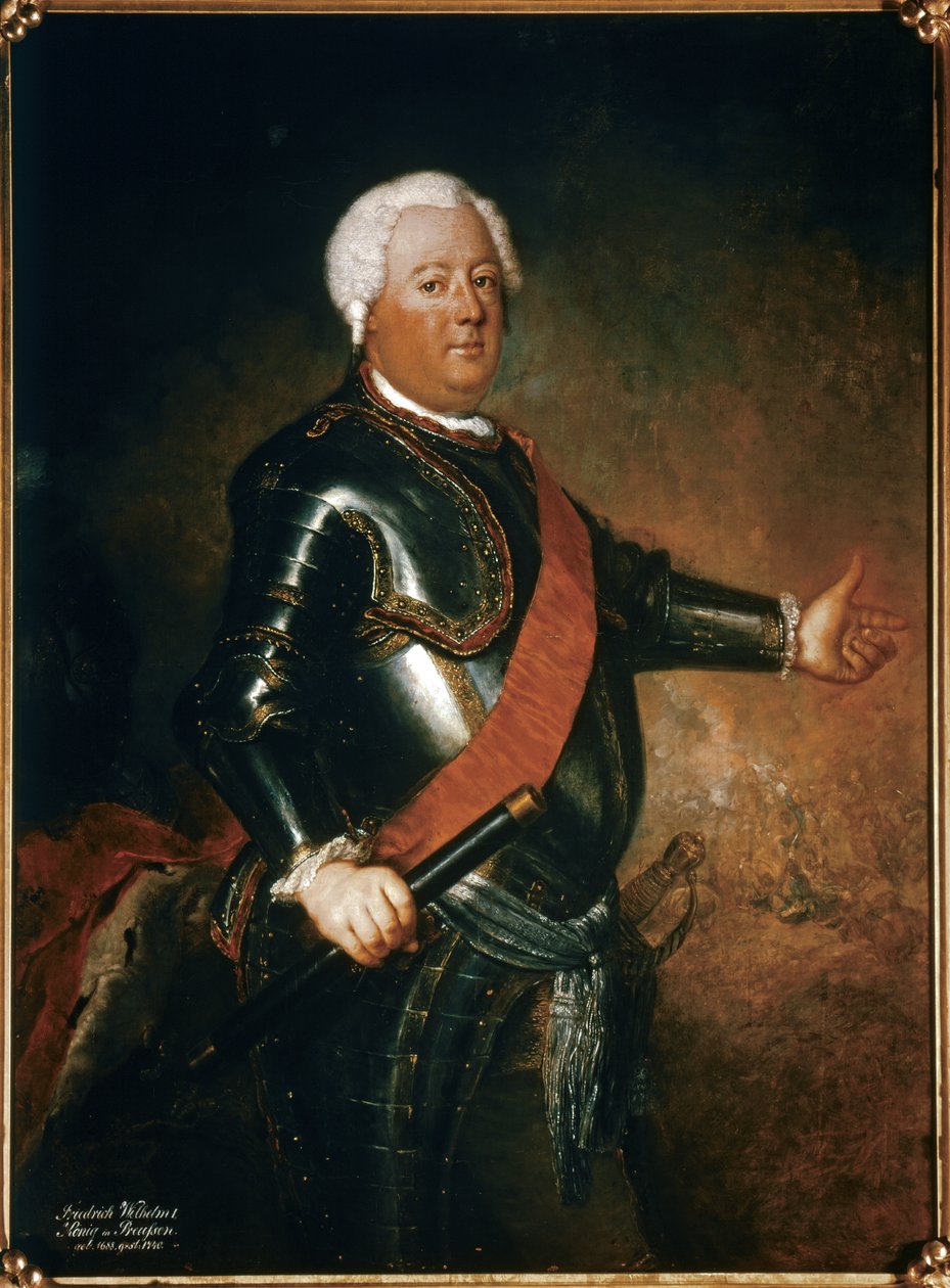 Friedrich Wilhelm I: Re di Prussia (1688-1740) da Antoine Pesne
