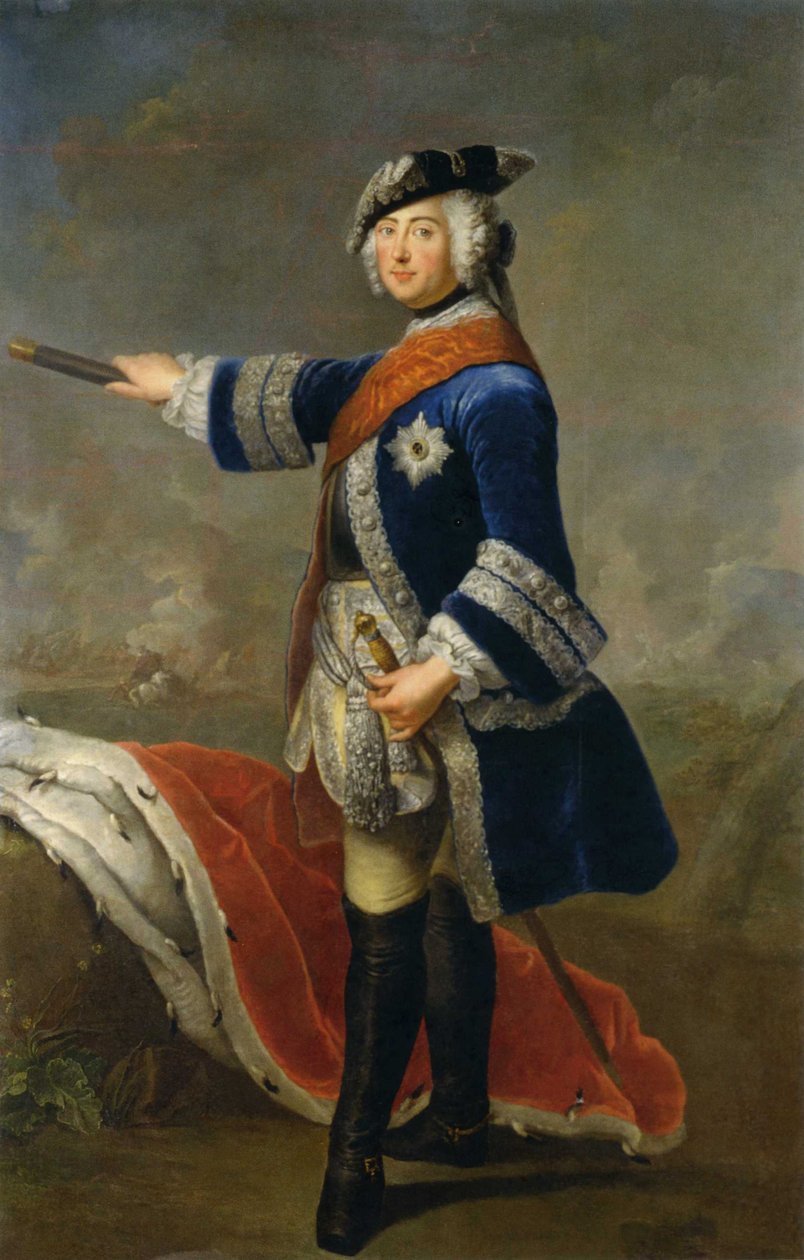Federico II (Pesne) da Antoine Pesne