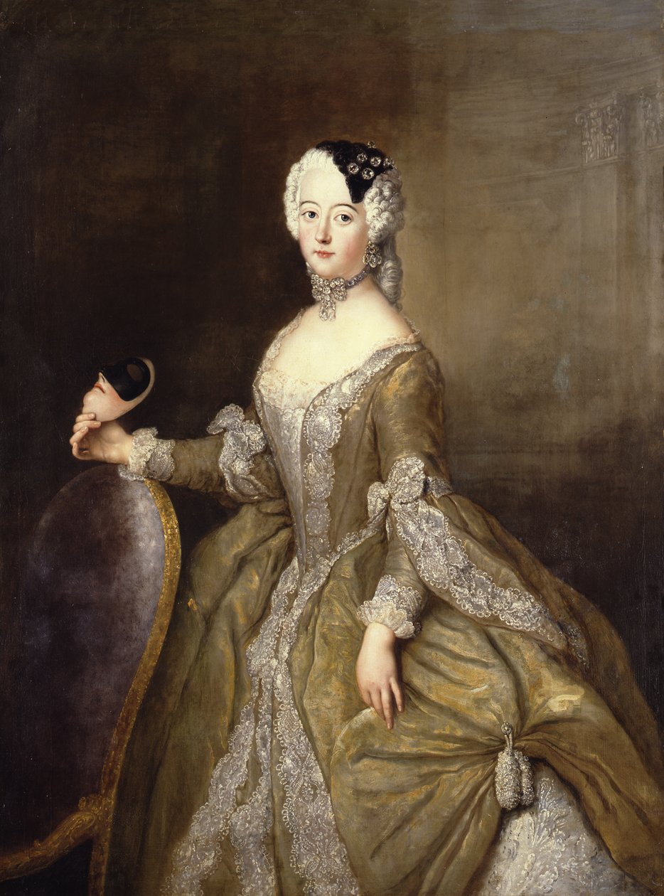 Luisa Ulrica, principessa di Prussia (1720-1782) da Antoine Pesne