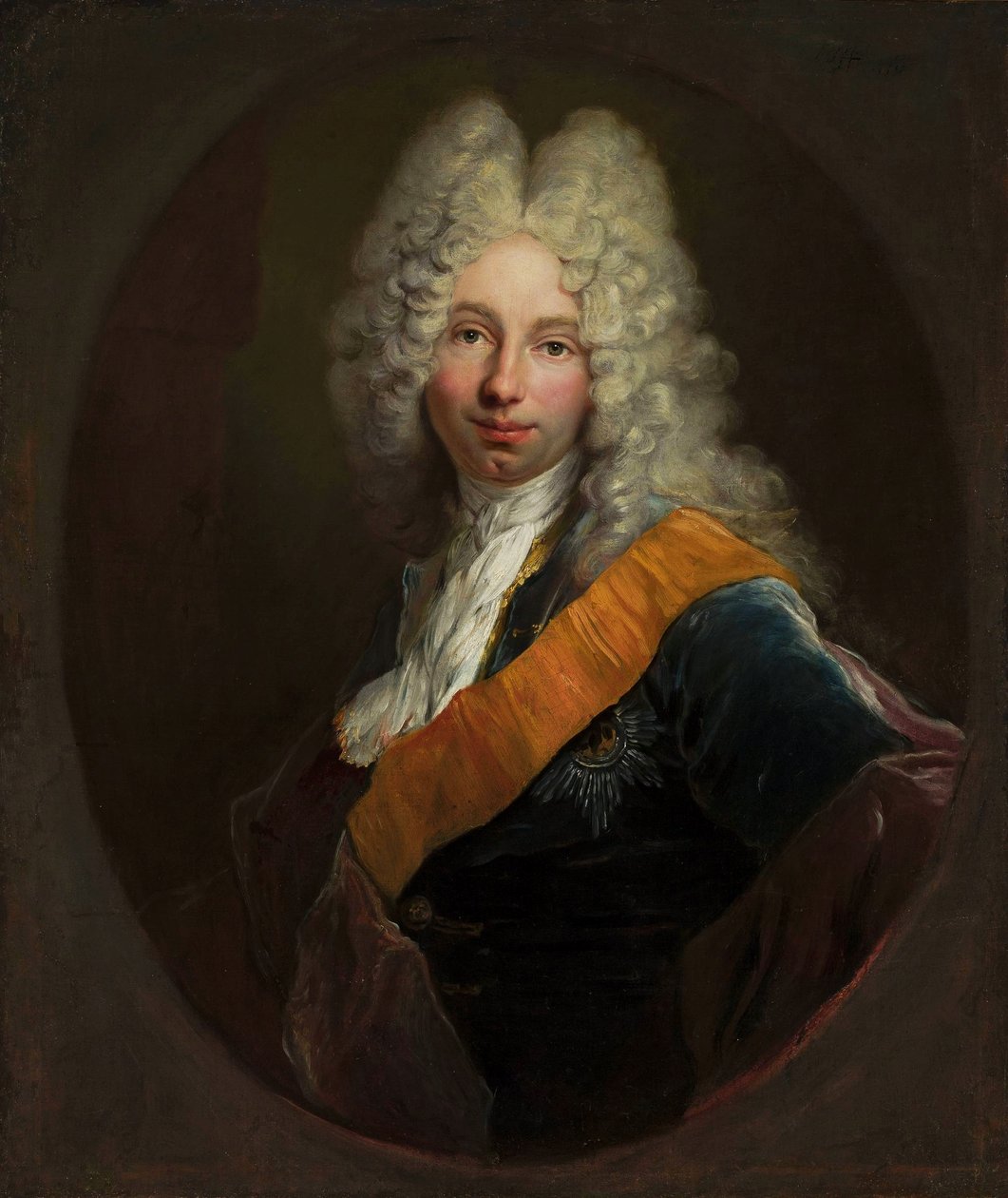 Polacco:  Friedrich Wilhelm Kettler (1692-1711) (Ritratto di uomo in parrucca con l