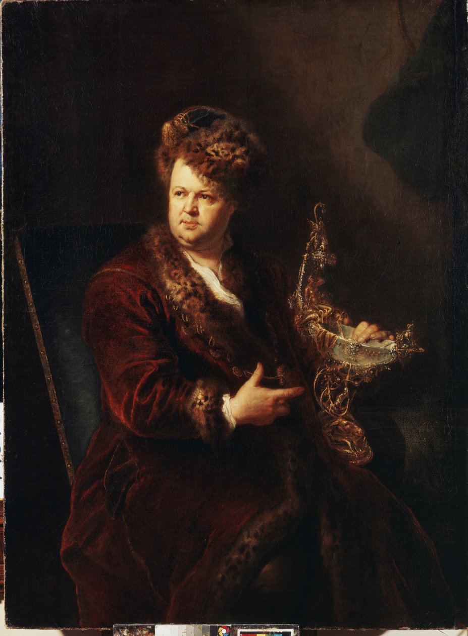 Ritratto del gioielliere Johann Melchior Dinglinger da Antoine Pesne