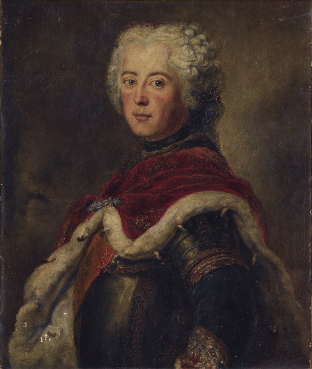 Ritratto di Federico II di Prussia 1712-1786 da Antoine Pesne
