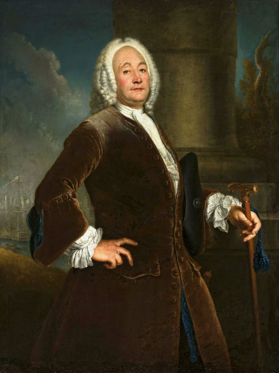 Ritratto di Heinrich Voguell (1681-) da Antoine Pesne
