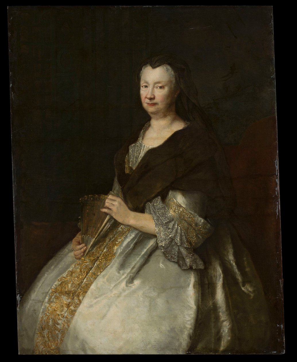 Ritratto di Zofia Jadwiga von Tettau (Sophia Hedwig von Tettau 1662-1733) da Antoine Pesne