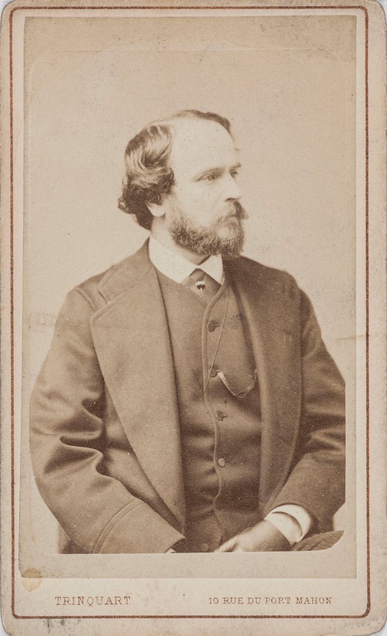Ritratto del ballerino, coreografo e maestro di balletto Paul Taglioni 1808-1884, ca 1860 da Antoine Rene Trinquart