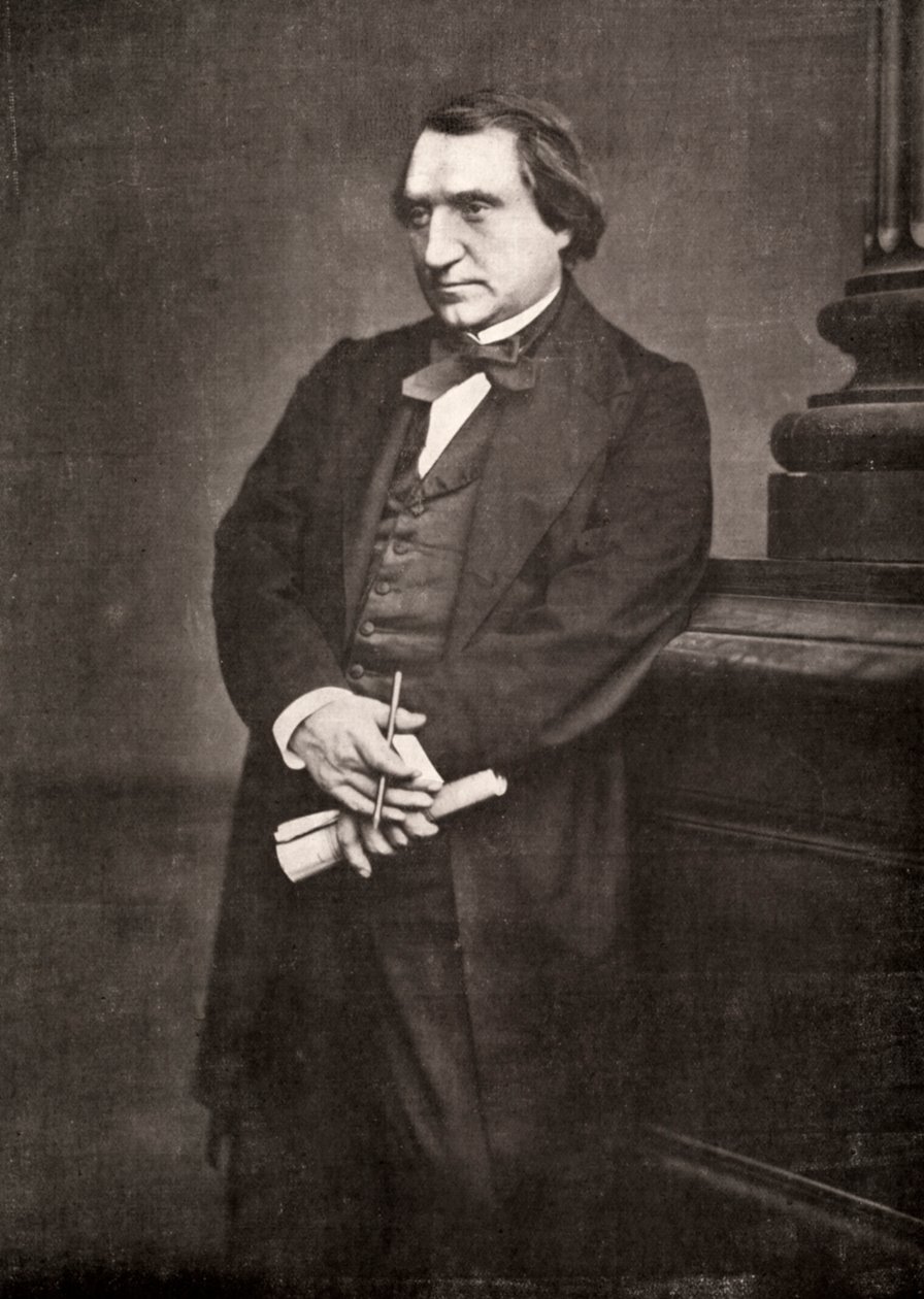 Ernest Renan, filosofo e scrittore francese da Antoine Samuel Adam Salomon