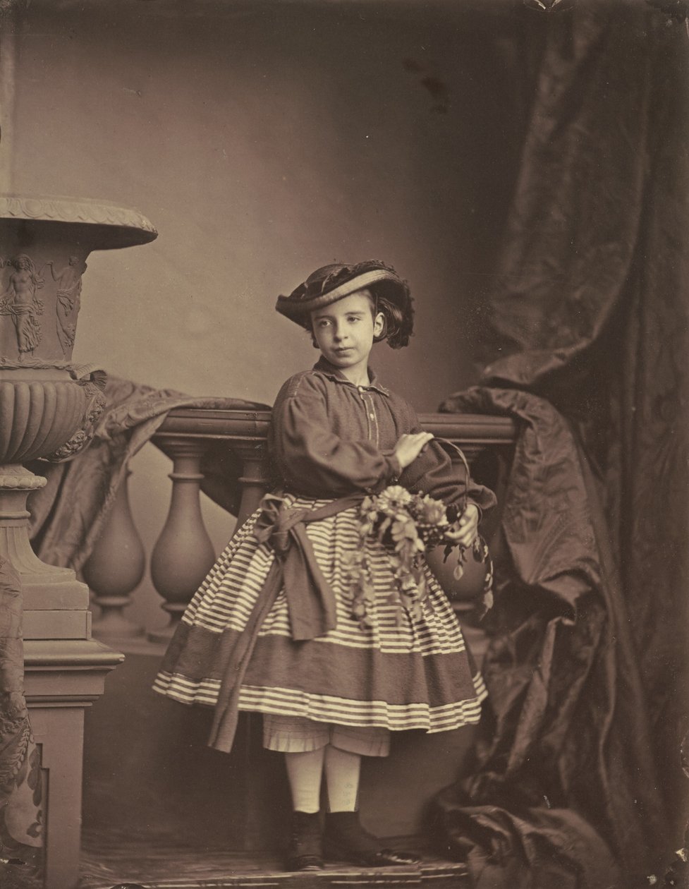 Ritratto di ragazza, c. 1850 (foto) da Antoine Samuel Adam Salomon