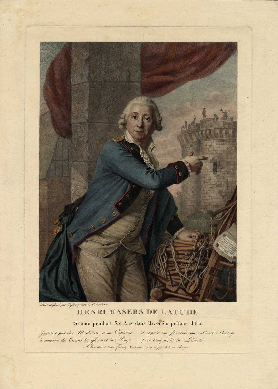 Ritratto di Henri Masers de Latude 1725-1805 da Antoine Vestier