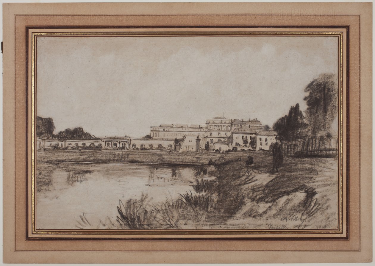 Veduta di Versailles da Antoine Vollon