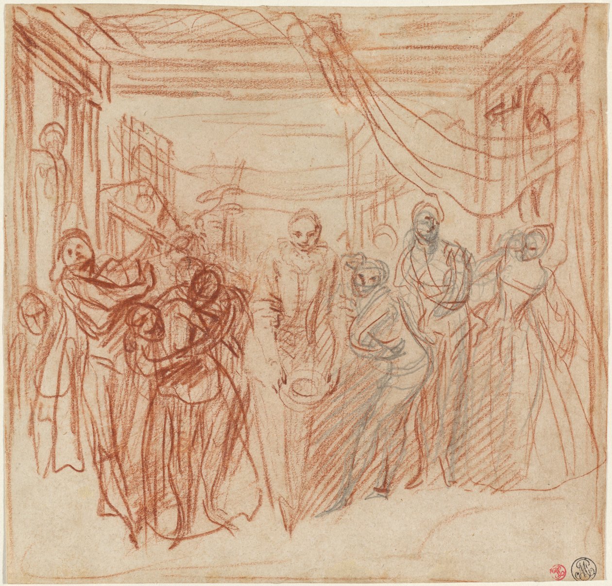 Comici Italiani che Fanno i Loro Inchini da Antoine Watteau
