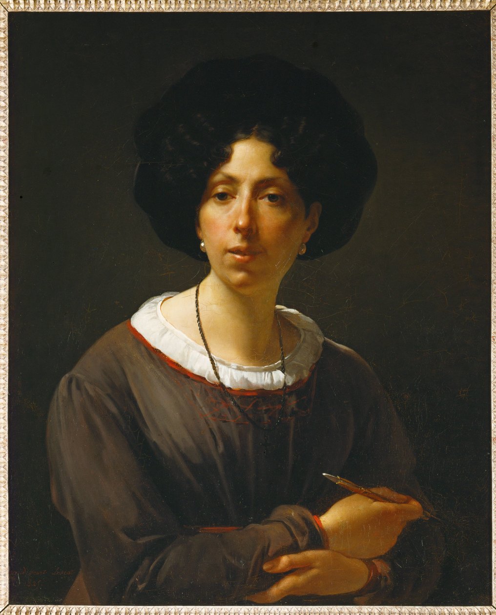 Autoritratto ... da Antoinette Cecile Hortense Lescot Haudebourt