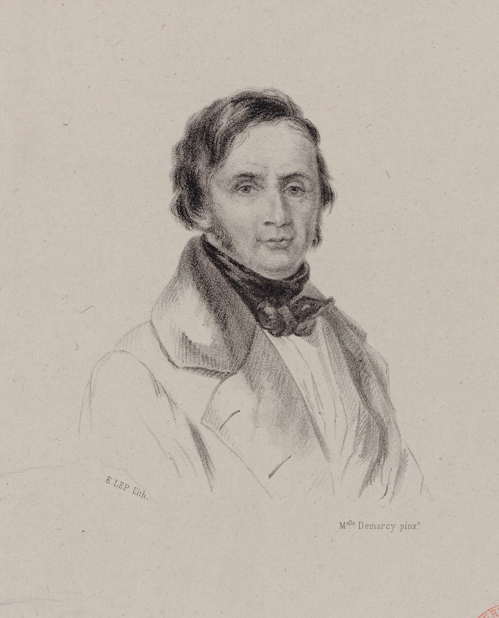 Ritratto del pianista e compositore Joseph Bernard Woets 1783-1878 da Antoinette Louise Demarcy