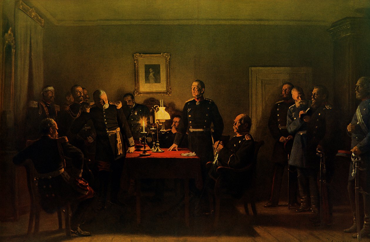 La capitolazione di Sedan da Anton Alexander von Werner