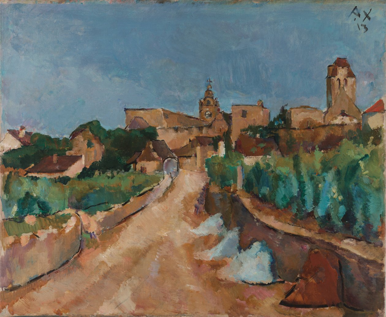 Strada verso Durnstein da Anton Faistauer
