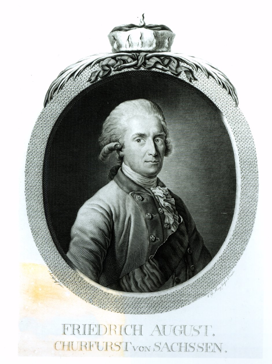 Ritratto di Federico Augusto I (1750-1827), Re di Sassonia da Anton Graff