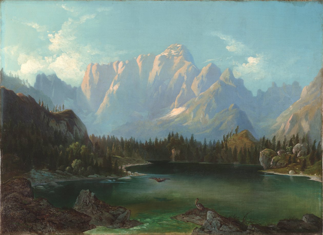 Lago sotto Mangart da Anton Karinger