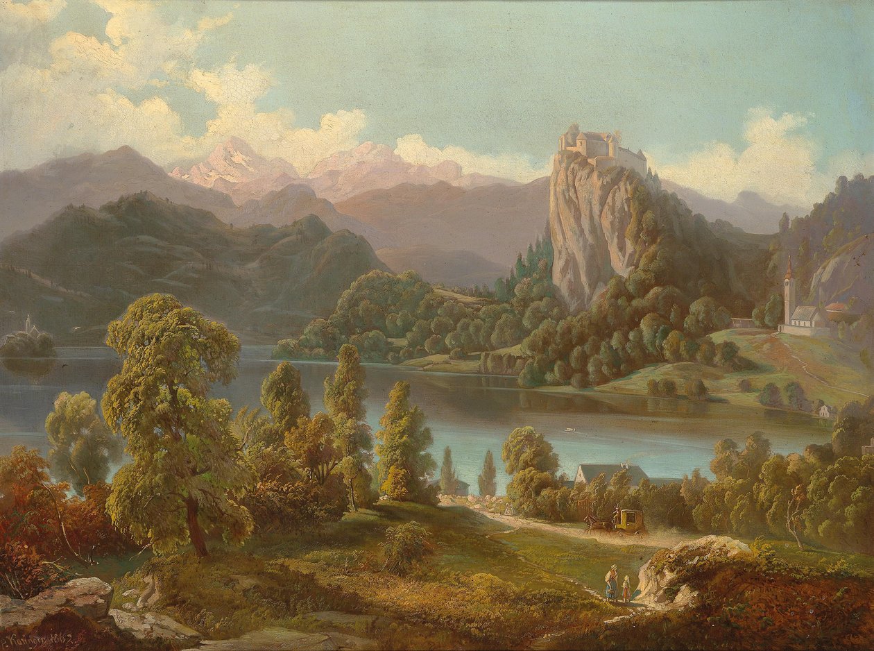Vista del castello e dell