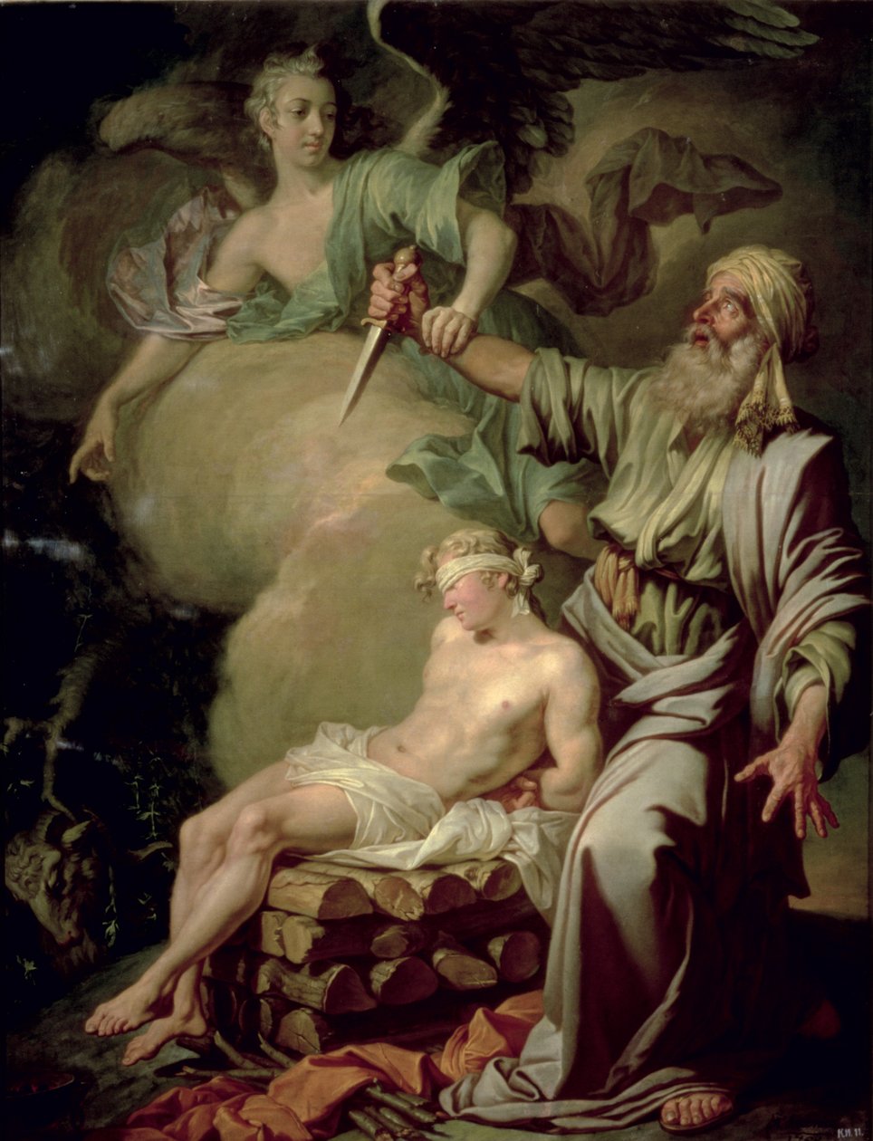 Il sacrificio di Isacco, 1765 da Anton Pavlovich Losenko