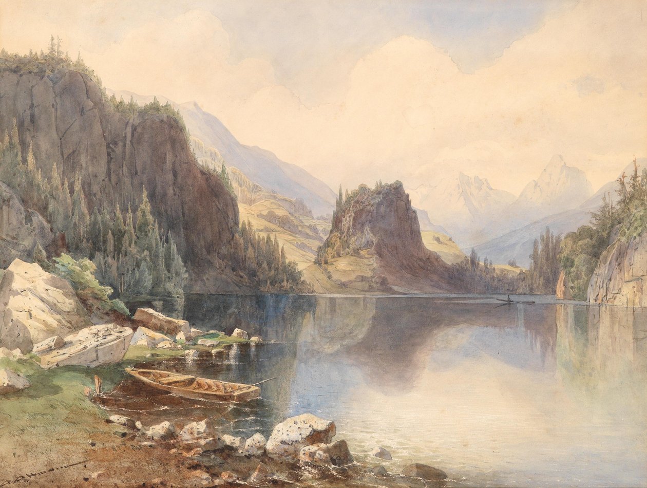 Tedesco: Lago di montagna da Anton Altmann