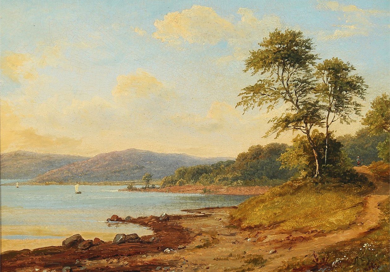 Danese: Sydlandsk kystparti Paesaggio della costa meridionale da Anton Eduard Kieldrup