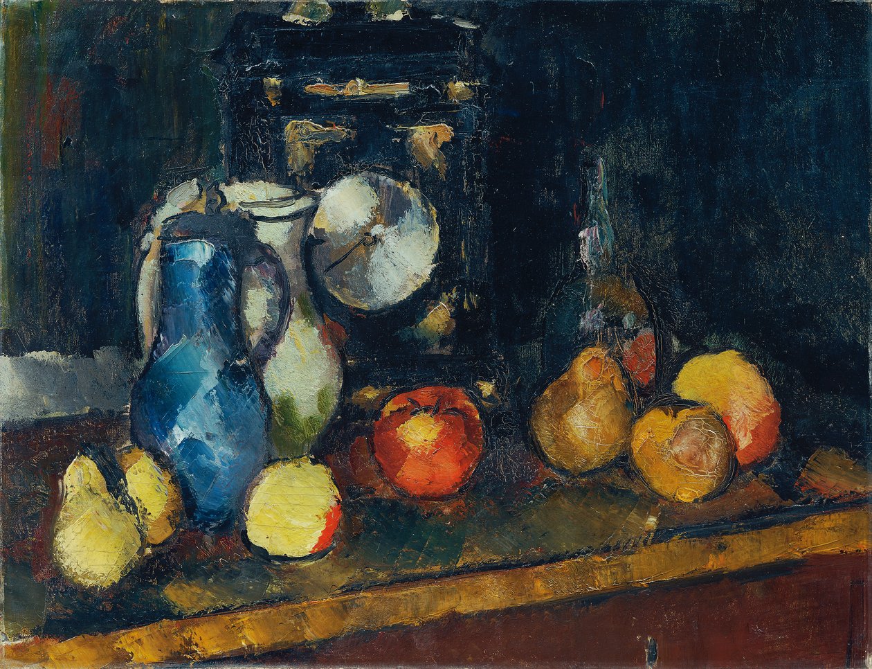 Natura morta con orologio da Anton Faistauer