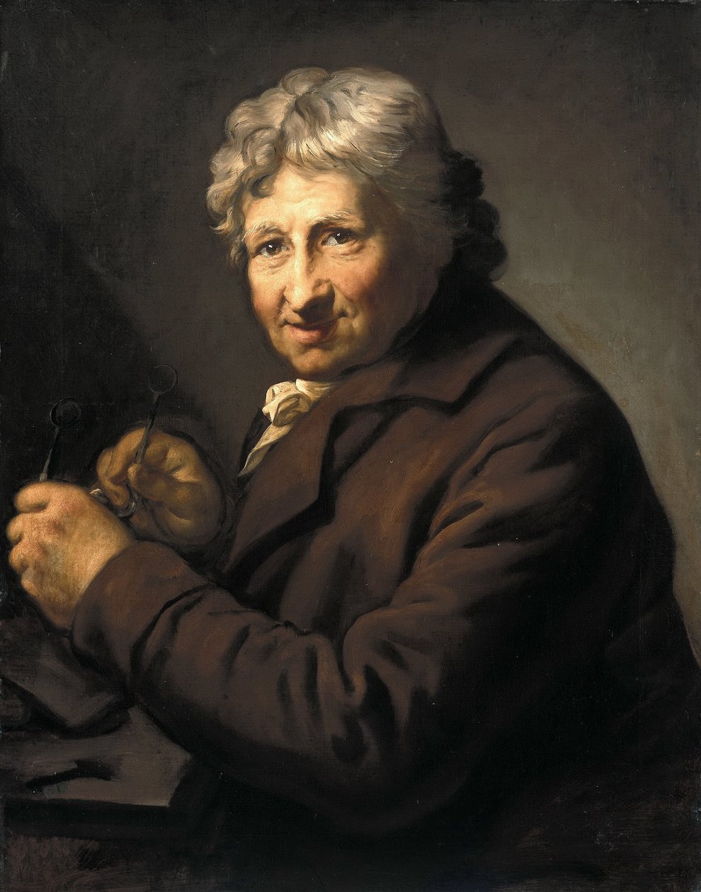 Tedesco: Daniel Nikolaus Chodowiecki (1726-1801). Um 1800/ 1801 Ritratto di Daniel Nikolaus Chodowiecki da Anton Graff