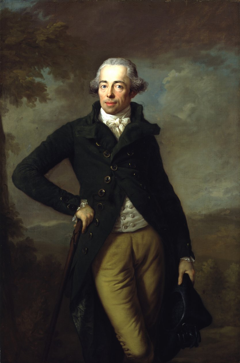 Enrico XIV Reuss linea anziana (1749-1799) da Anton Graff