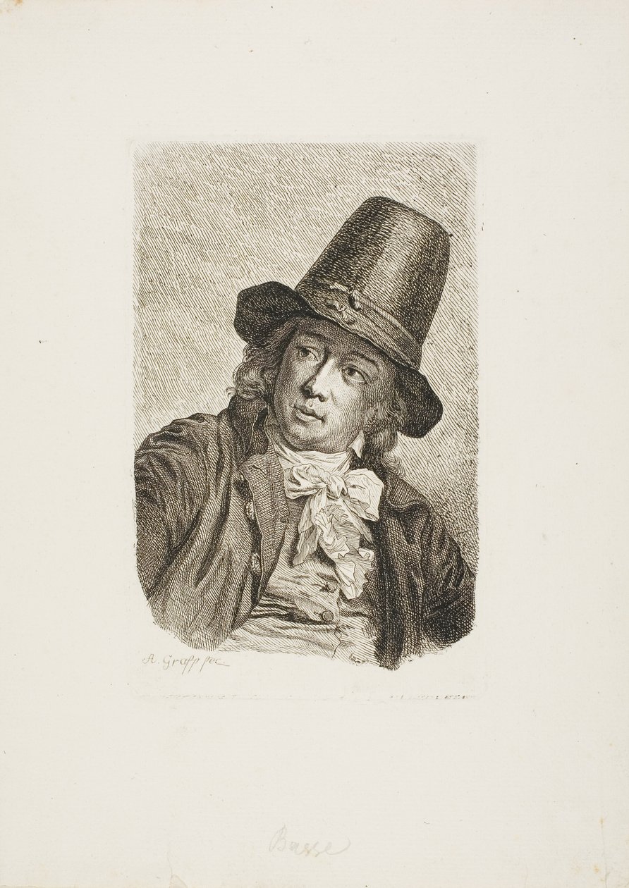 Ritratto di Abraham Bosse da Anton Graff