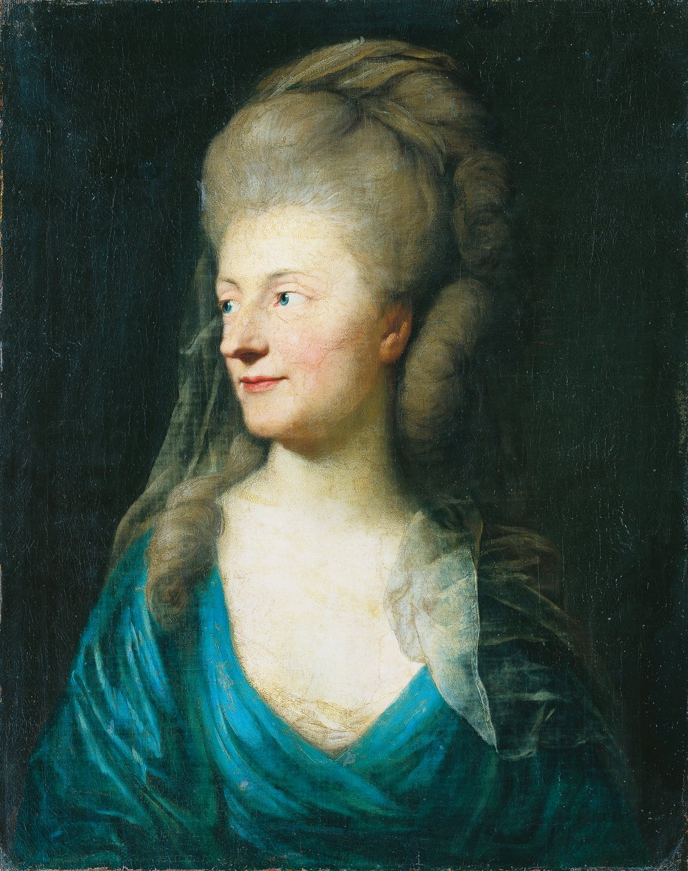 Ritratto di Johanna Henriette Louise, contessa di Bestucheff-Rumin, nata von Carlowitz (1717-1787) () da Anton Graff