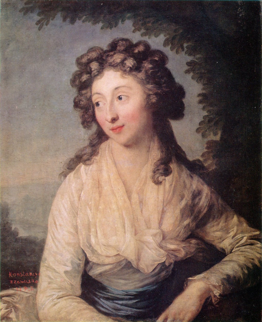 Ritratto di Konstancja Rzewuska da Anton Graff