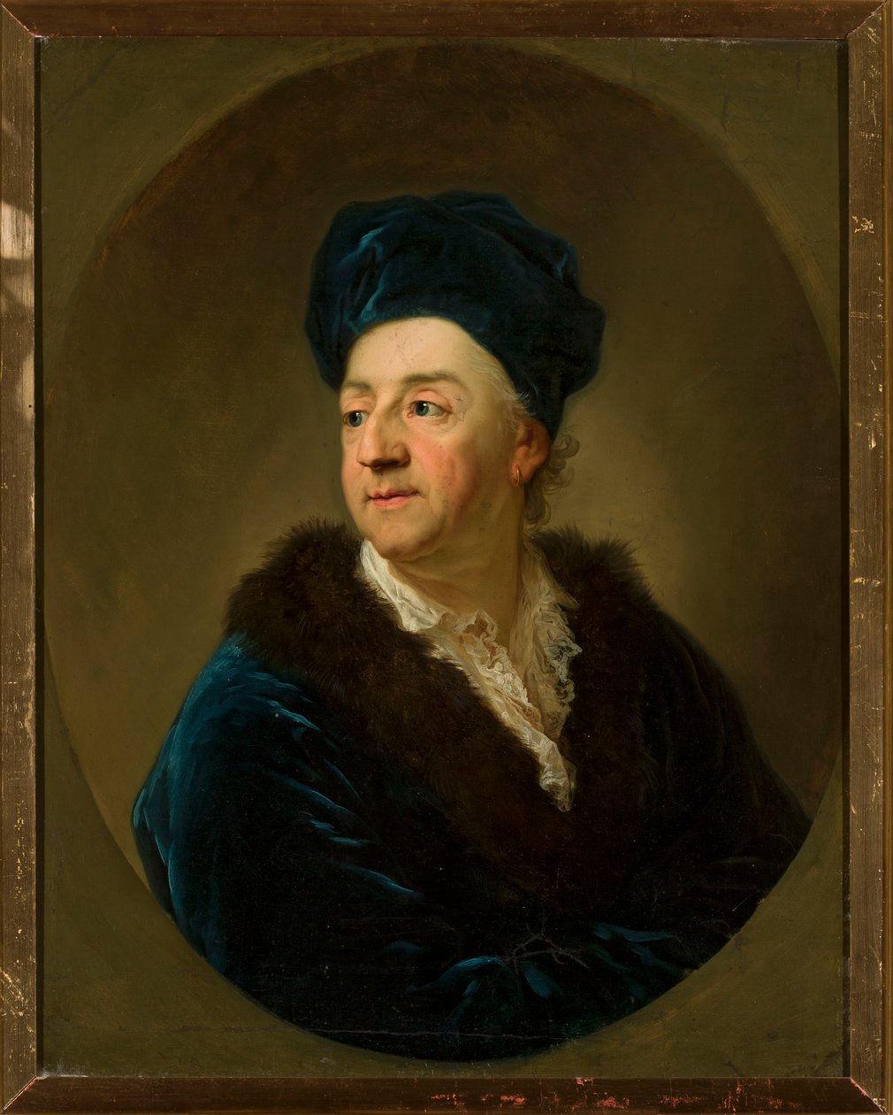 Ritratto di Johann Nepomuk Schaffgotsch (1713-1775) in vestaglia da Anton Graff