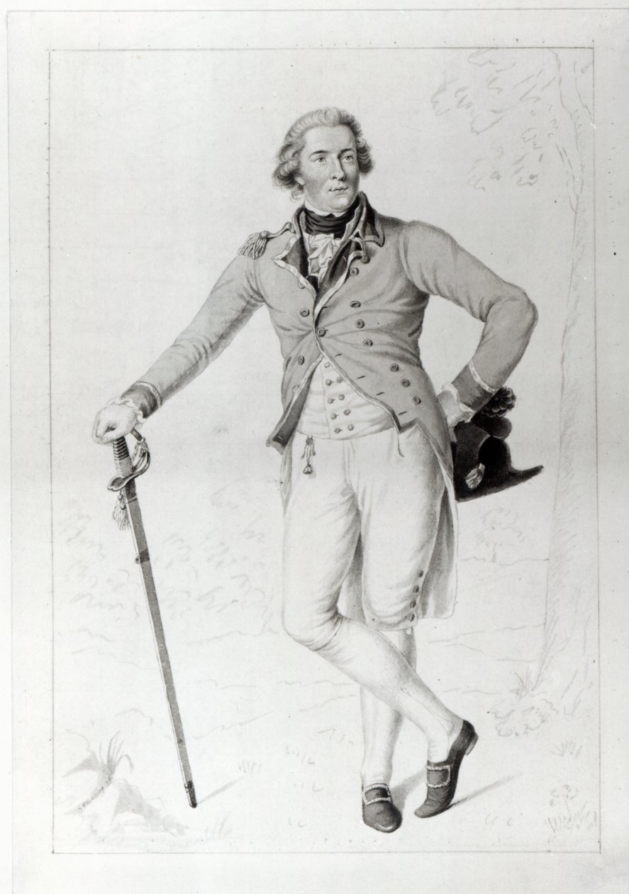 Thomas Bruce, 7° Conte di Elgin, inciso da George Perfect Harding, 1787 da Anton Graff