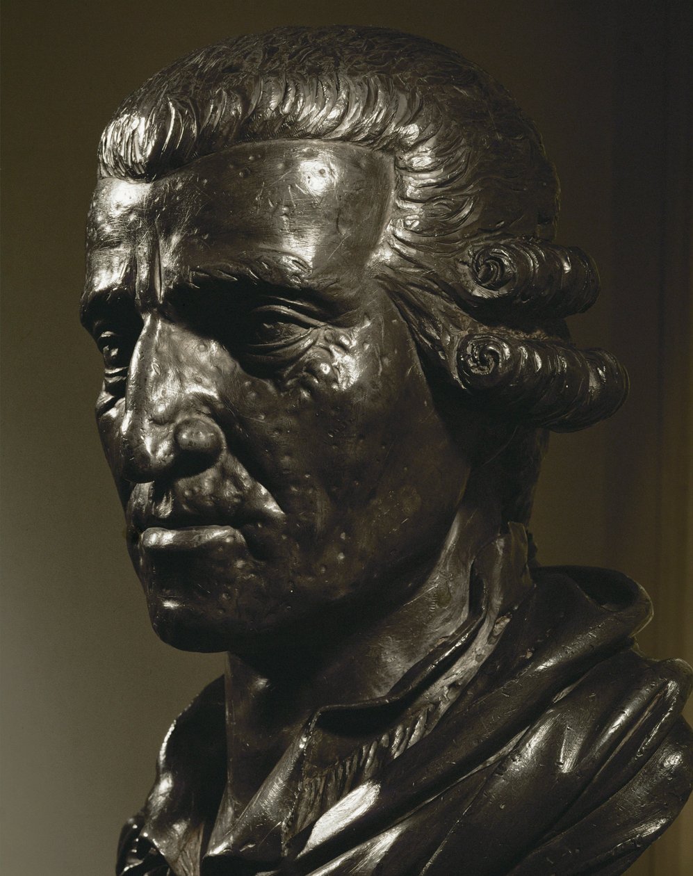 Joseph Haydn. Busto di piombo del cast ... da Anton Grassi