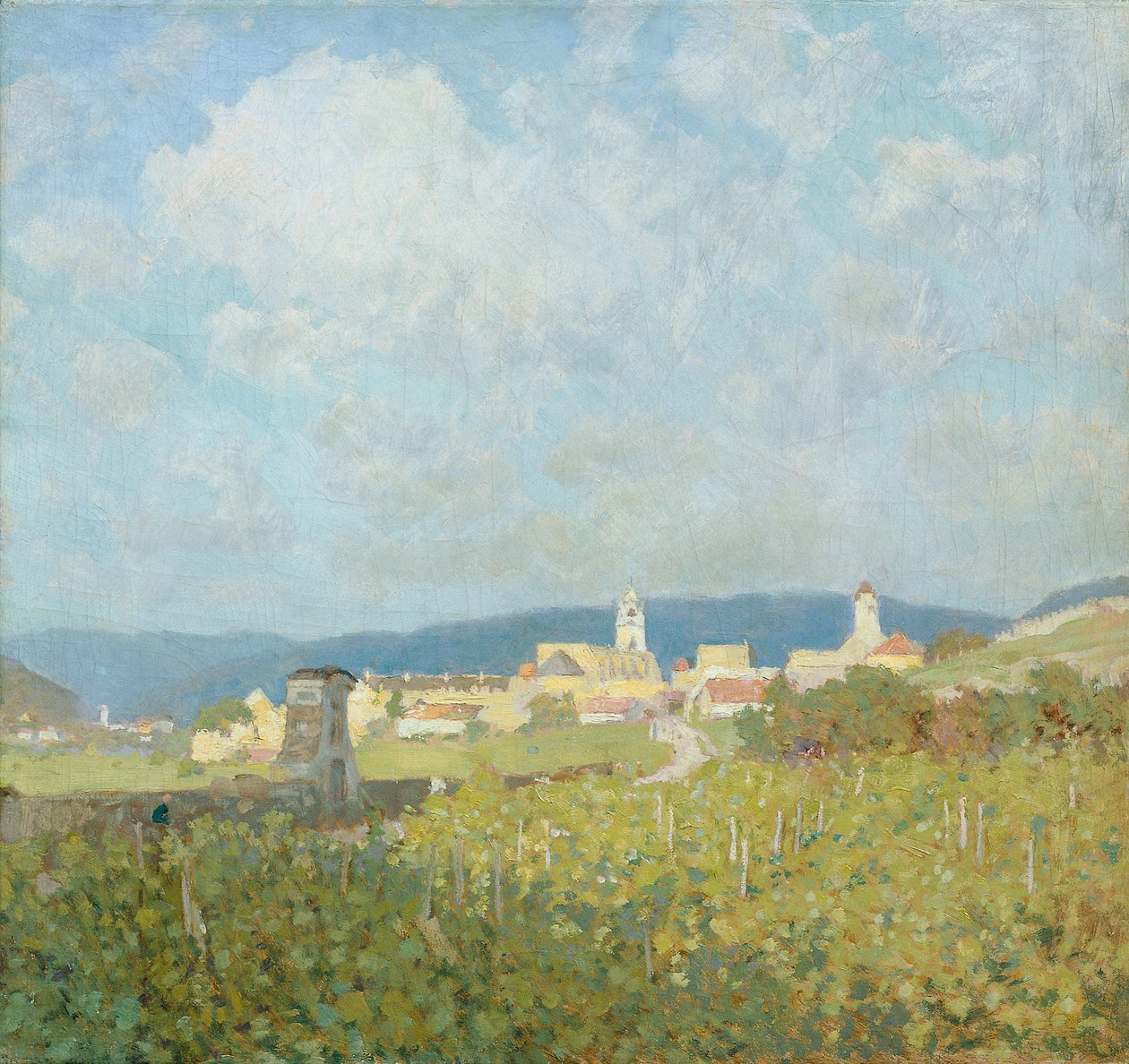 Dürnstein nella Wachau da Anton Hans Karlinsky