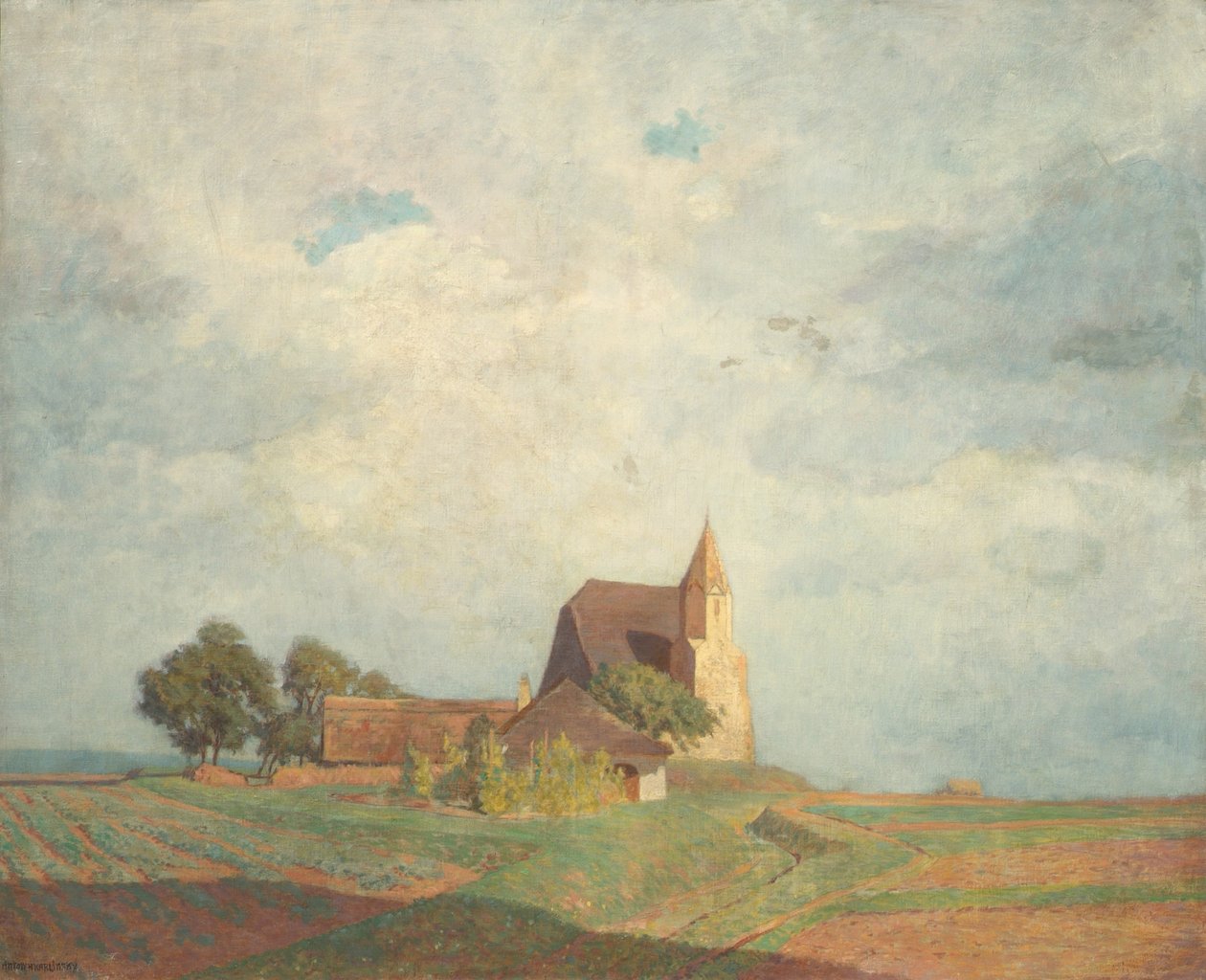 Chiesa a Holzern presso Säusenstein da Anton Hans Karlinsky