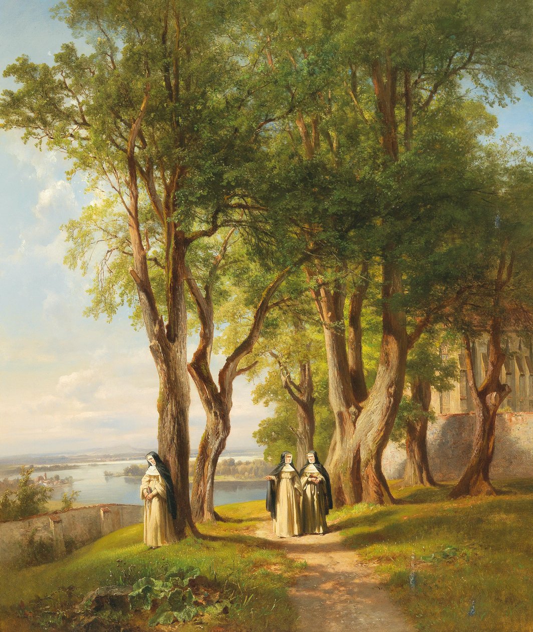 Nel giardino del convento da Anton Hansch