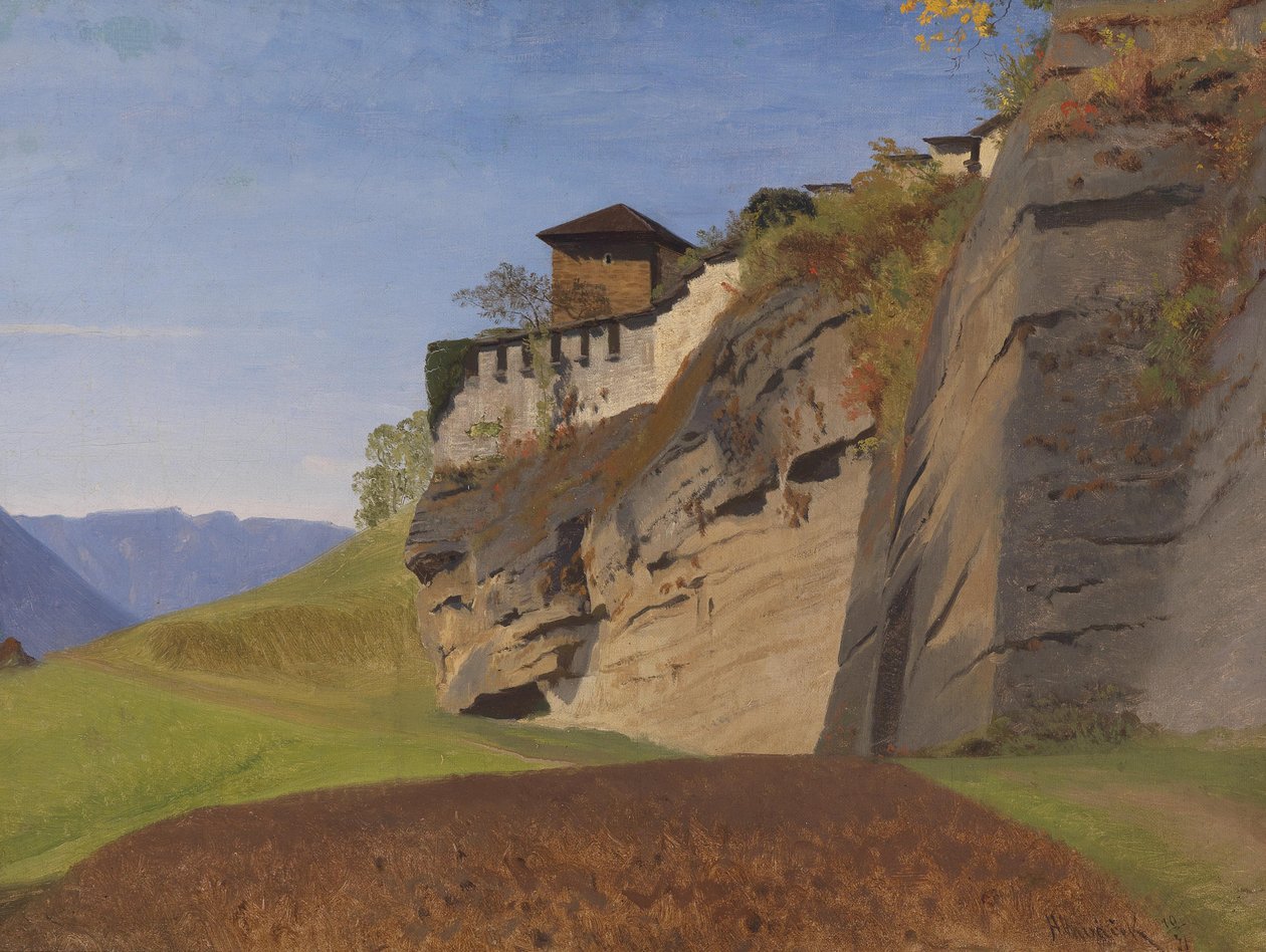 Anton Hlavacek Richterhöhe sul Mönchsberg a Salisburgo 1871 da Anton Hlavacek