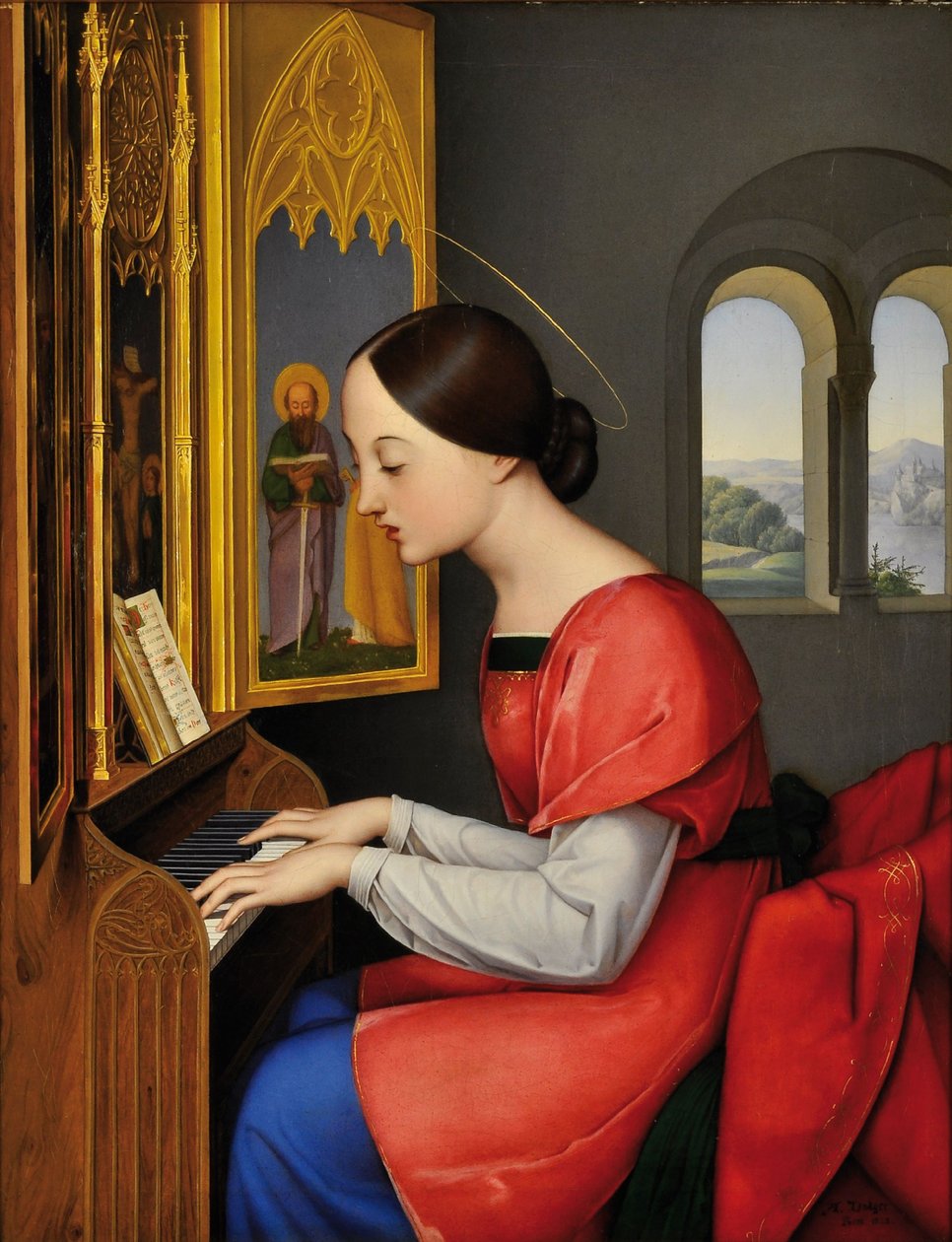 Santa Cecilia da Anton Josef Dräger