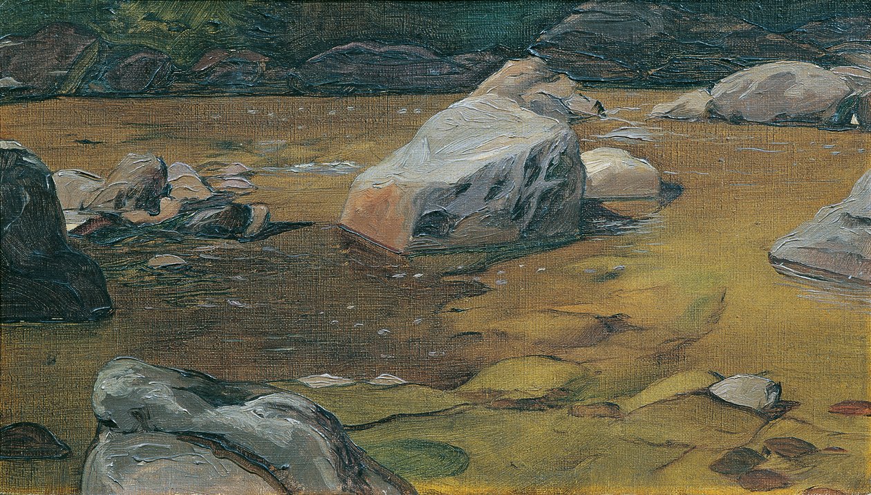 Rocce nel ruscello da Anton Josef von Kenner