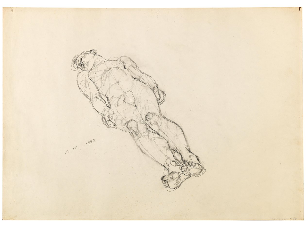 Anton Kolig Nudo maschile reclinato 1933 da Anton Kolig