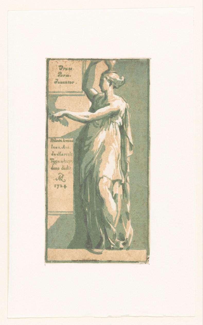 Donna in piedi da Anton Maria I Zanetti