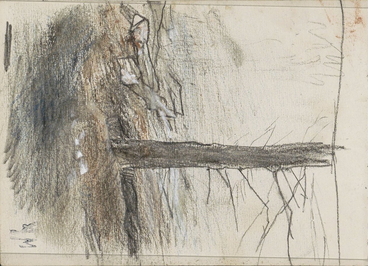 Albero con rami spogli da Anton Mauve