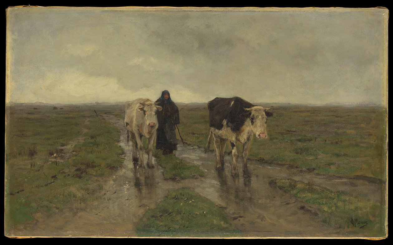 Cambio di pascolo da Anton Mauve