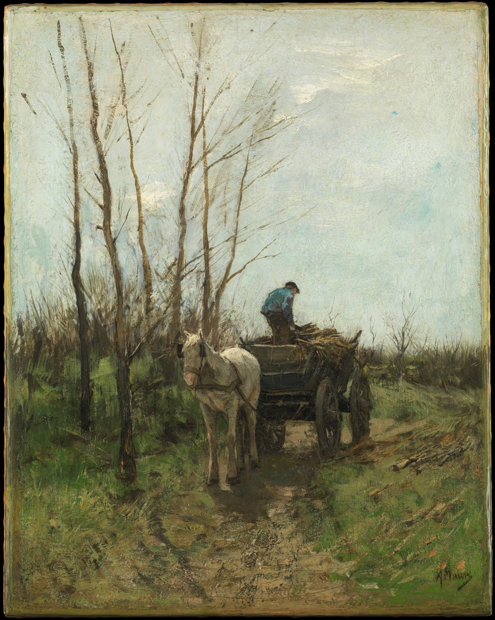 Raccolta della legna da Anton Mauve